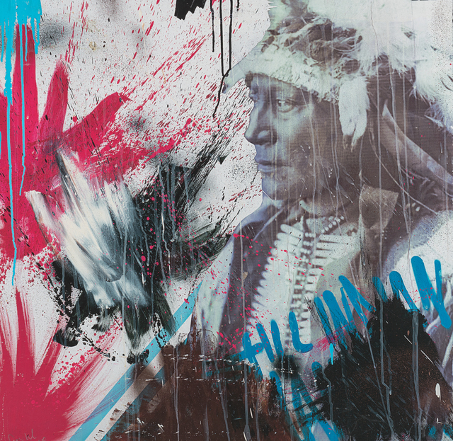 Contemporary Native Art Gregg Deal Painting