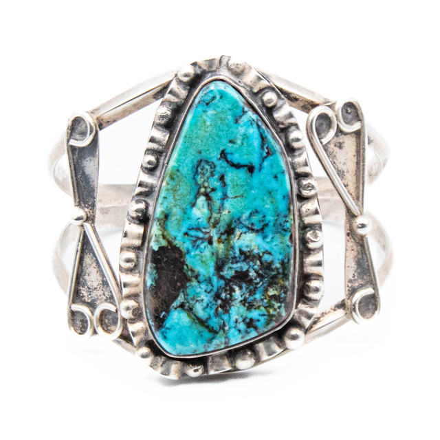 Vintage Turquoise and Silver Bracelet