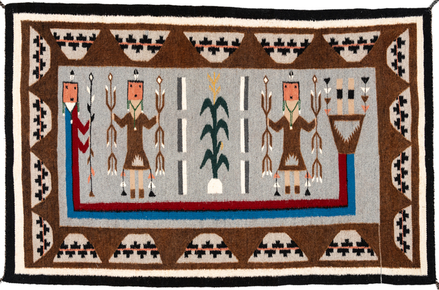 All Rugs Cermonial Yei Rug