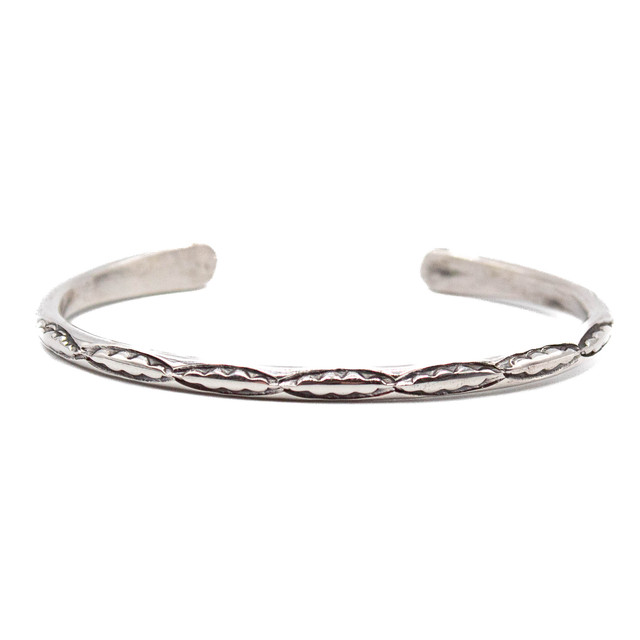 Silver Native Design Silver Cuff