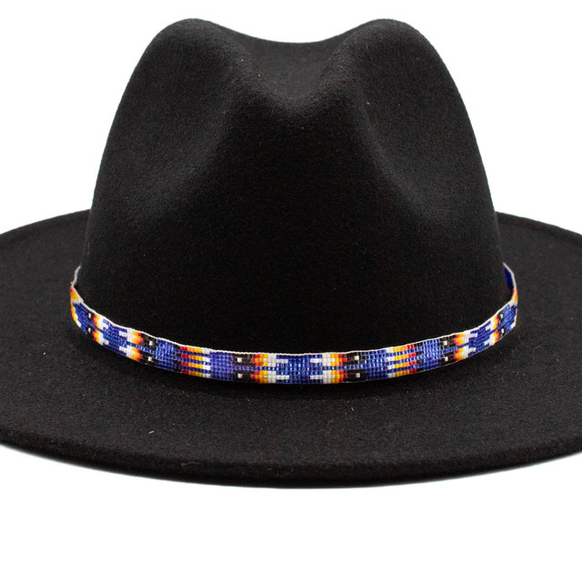 Hat Bands Blue Multicolored Hat Band