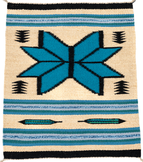 All Rugs Turquoise Star Rug