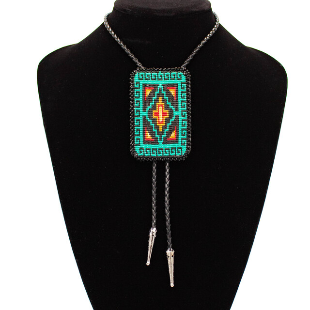 Bolos  Turquoise Beaded Bolo