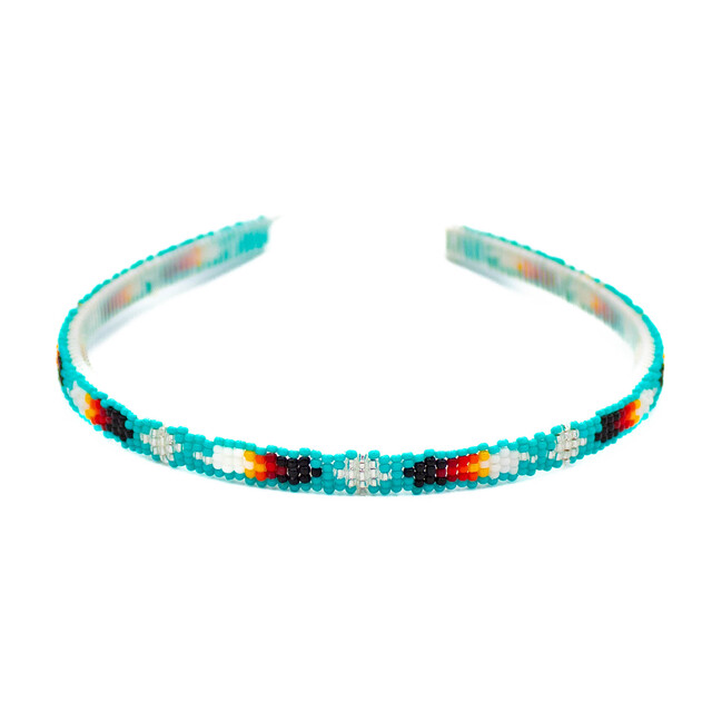 Hair Accessories Turquoise Beaded Headband