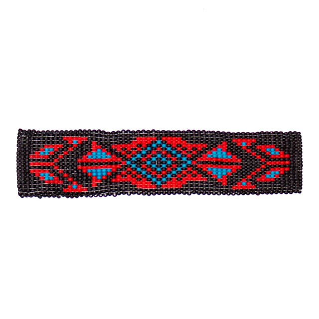 Hair Accessories Black Beaded Barrette