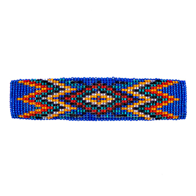 Hair Accessories Blue Beaded Barrette