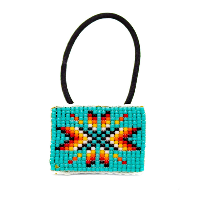 Hair Accessories Beaded Turquoise Hair Tie