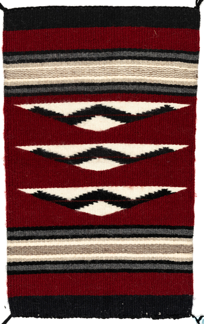 P Red Basket Rug